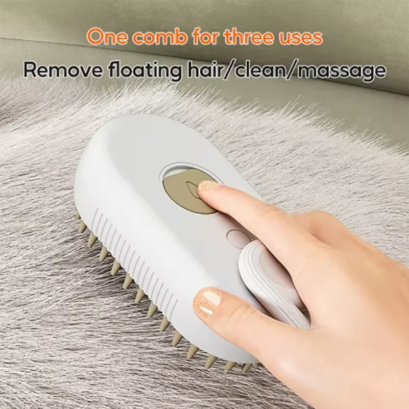 Pente de Gato Escova para Pelo de Pet Escova para Cachorro com Pelo Escova de Massagem para Banho de Cachorro Escova para Pelo de Gato Limpeza de Filhotes Suprimentos para Animais de Estimação
