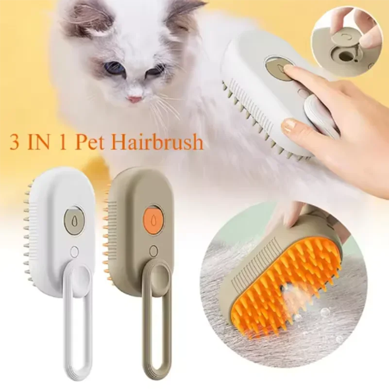 Pente de Gato Escova para Pelo de Pet Escova para Cachorro com Pelo Escova de Massagem para Banho de Cachorro Escova para Pelo de Gato Limpeza de Filhotes Suprimentos para Animais de Estimação