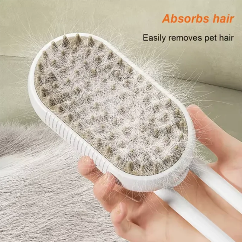 Pente de Gato Escova para Pelo de Pet Escova para Cachorro com Pelo Escova de Massagem para Banho de Cachorro Escova para Pelo de Gato Limpeza de Filhotes Suprimentos para Animais de Estimação