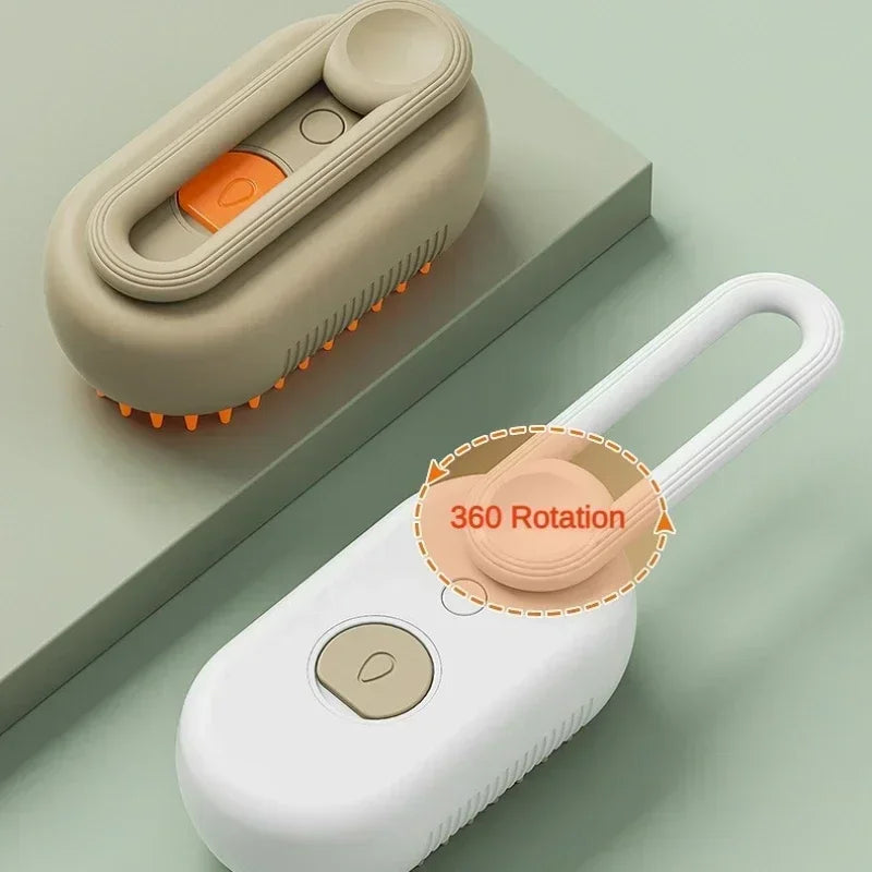 🐶🐱 Electric Pet Grooming Brush – 3-in-1